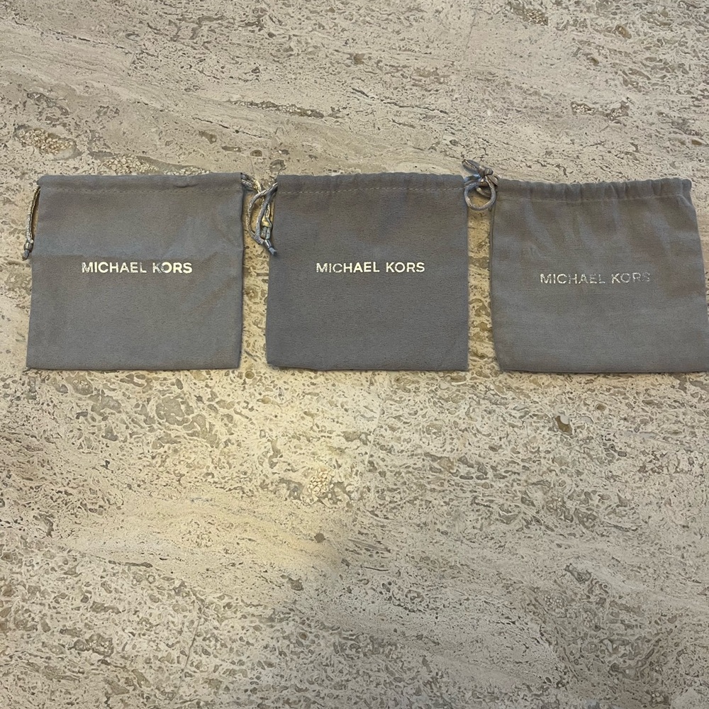 MICHAEL Michael Kors Gray Jewelry Pouches